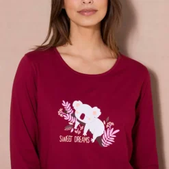 Pyjama manches longues motif 