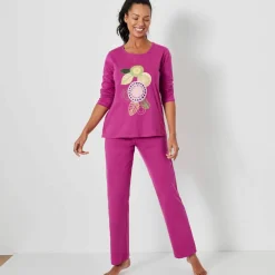 Pyjama manches longues motif 