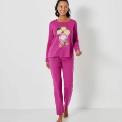 Pyjama manches longues motif 