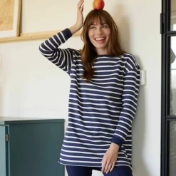 Pyjama molleton rayé avec legging