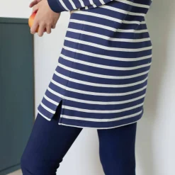 Pyjama molleton rayé avec legging