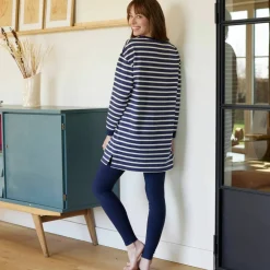 Pyjama molleton rayé avec legging