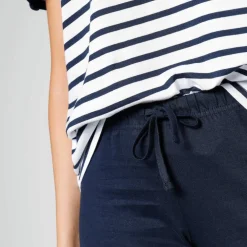 Pyjama pantacourt coton manches courtes