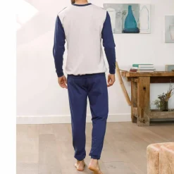 Pyjama pantalong tricolore - lot de 2