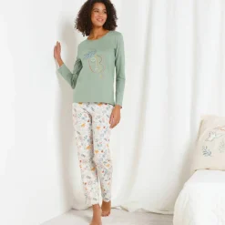 Pyjama pantalon imprimé "Madère"