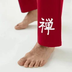 Pyjama pantalon motif bambou manches longues