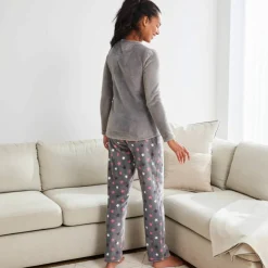 Pyjama pantalon polaire 