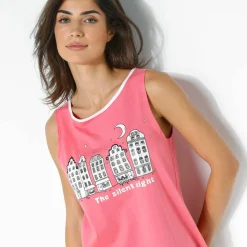 Pyjama short fantaisie ville étoilée