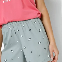 Pyjama short fantaisie ville étoilée