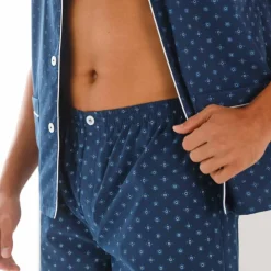 Pyjama short popeline imprimé