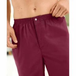 Pyjama uni popeline polyester/coton
