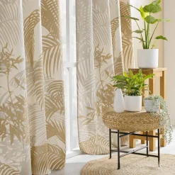 Rideau imprimé tropical