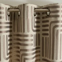 Rideau jacquard imprimé lignes
