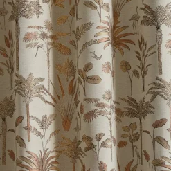 Rideau jacquard motif palmiers