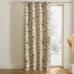 Rideau jacquard motif palmiers