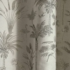 Rideau jacquard motif palmiers