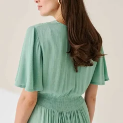 Robe courte effet cache-coeur