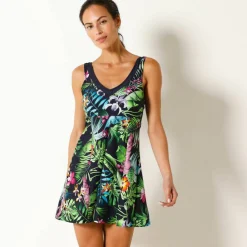 Robe de bain post-opératoire imprimé Banna