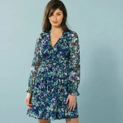 Robe en voile imprimé, Spécial Petites