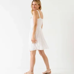 Robe imprimé fleuri et macramé