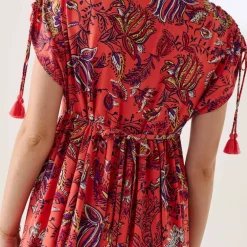 Robe longue imprimée