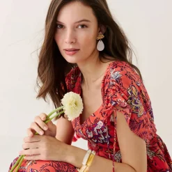 Robe longue imprimée