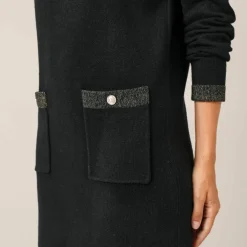 Robe pull détails brillants, 2 poches