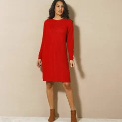 Robe pull torsadée