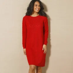 Robe pull torsadée
