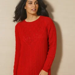 Robe pull torsadée