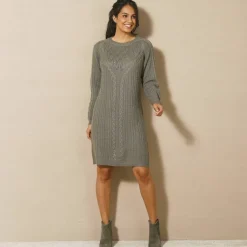 Robe pull torsadée
