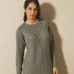 Robe pull torsadée