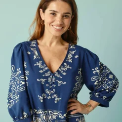Robe évasée Spécial Petites, imprimé bicolore