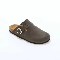 Sabots croûte de cuir avec boucle réglable