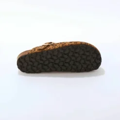 Sabots croûte de cuir avec boucle réglable