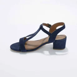 Sandales brides à talons en cuir certifié LWG