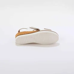 Sandales cuir ouverture totale