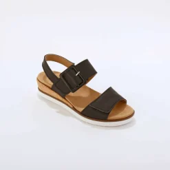 Sandales cuir ouverture totale