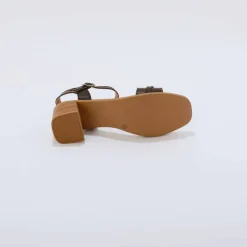Sandales cuir à talon
