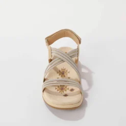 Sandales de marche brides élastiquées et scratchées
