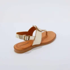 Sandales entredoigt cuir