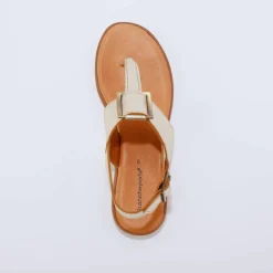 Sandales entredoigt cuir