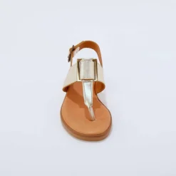 Sandales entredoigt cuir