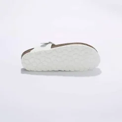 Sandales entredoigts cuir à boucle réglable