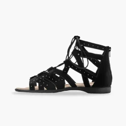 Sandales spartiates dessus strass