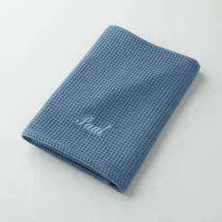 Serviette de bain nid d'abeille Colombine®, personnalisable, 240 g/m2