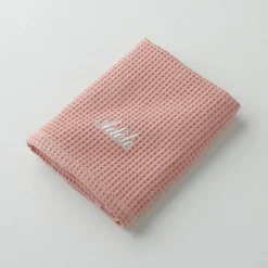 Serviette de bain nid d'abeille Colombine®, personnalisable, 240 g/m2