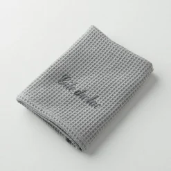 Serviette de bain nid d'abeille Colombine®, personnalisable, 240 g/m2
