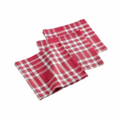 Serviette de table carreaux - Lot de 3