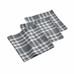 Serviette de table carreaux - Lot de 3